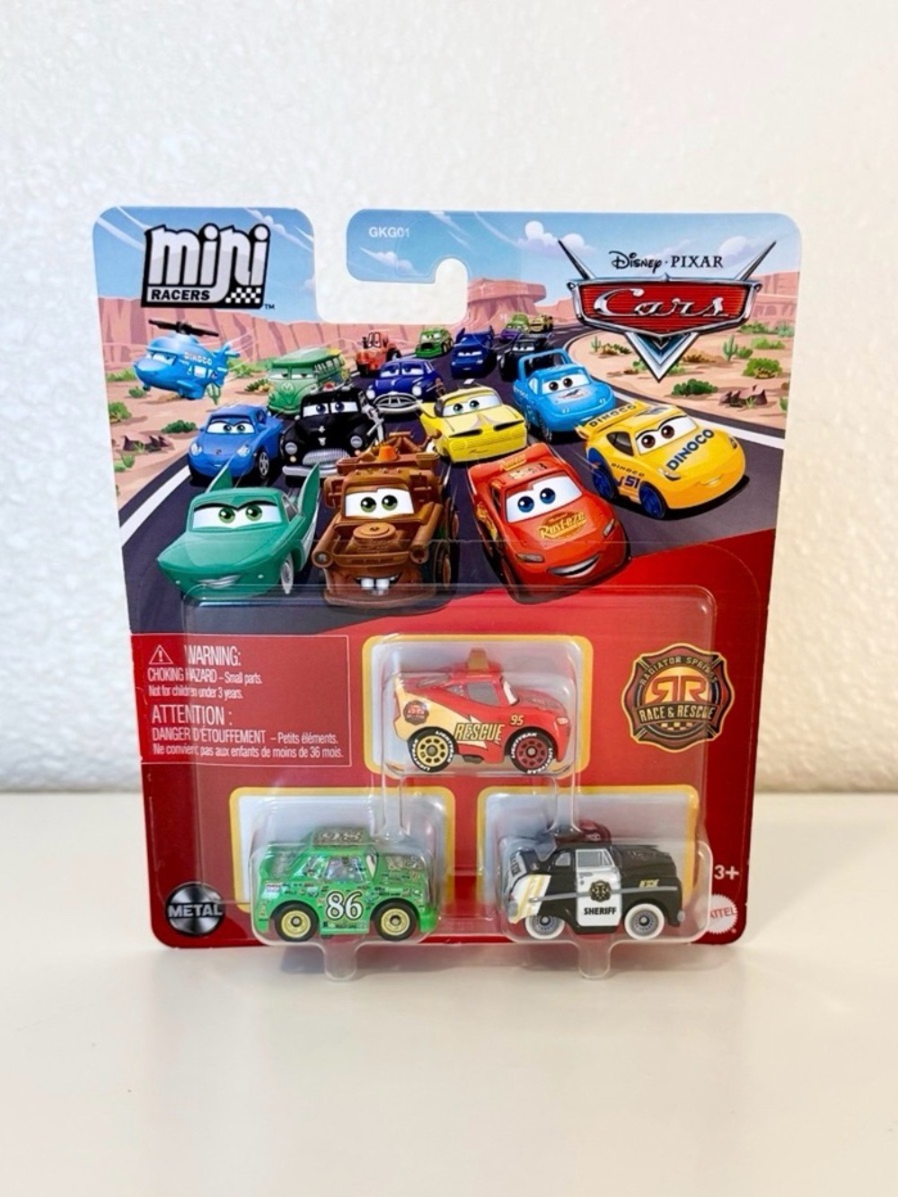 Disney Pixar Cars Mini Racers Race & Rescue 3-Pack